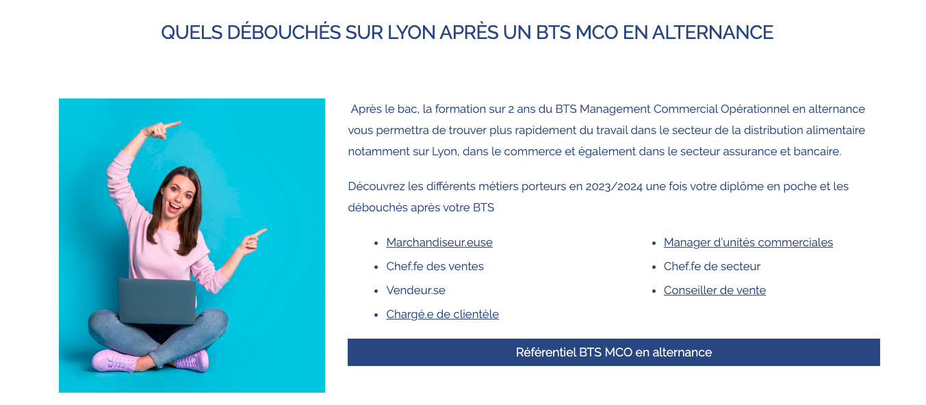 6 Offres d'emploi BTS alternance à Lyon Claire Formations MCO NDRC — free download